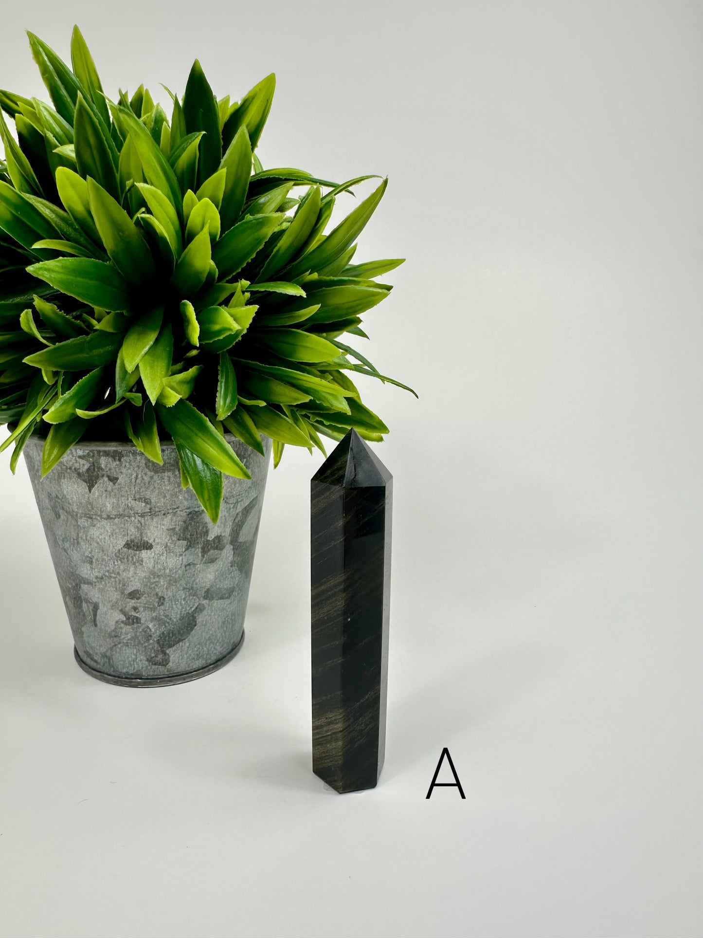 Gold Sheen Obsidian Tower - A