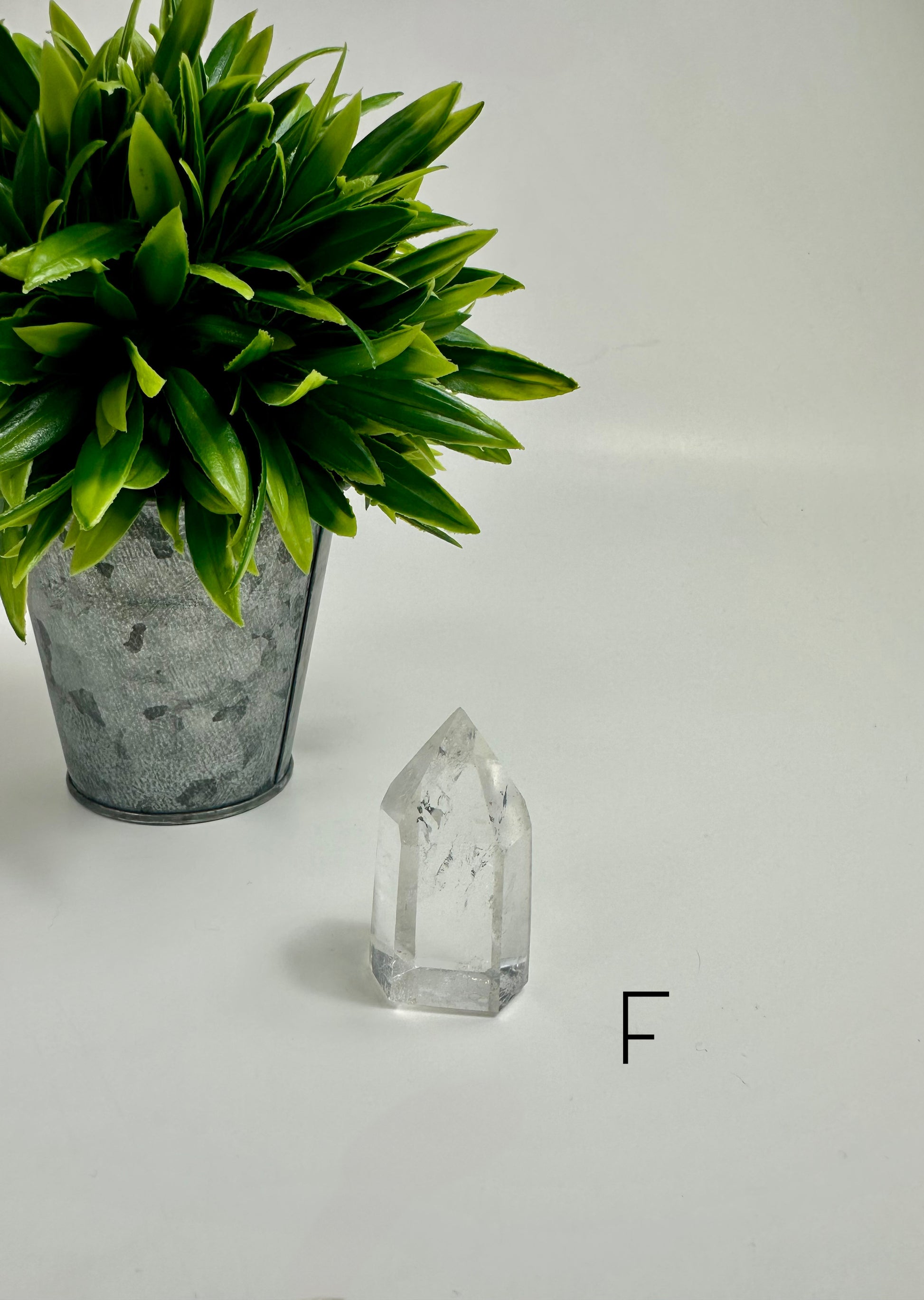 Clear Quartz Tower - F