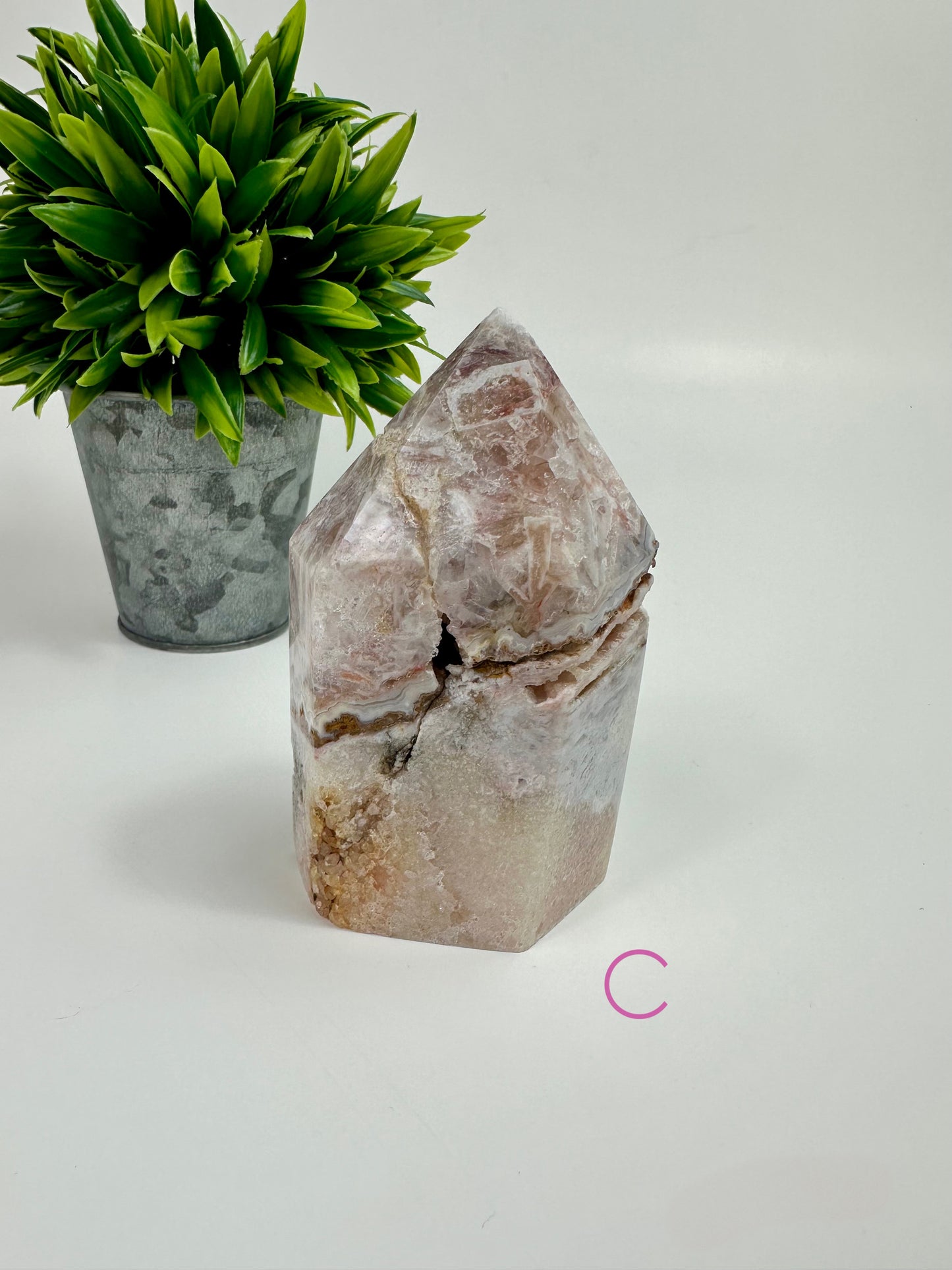 Pink Amethyst Tower - C