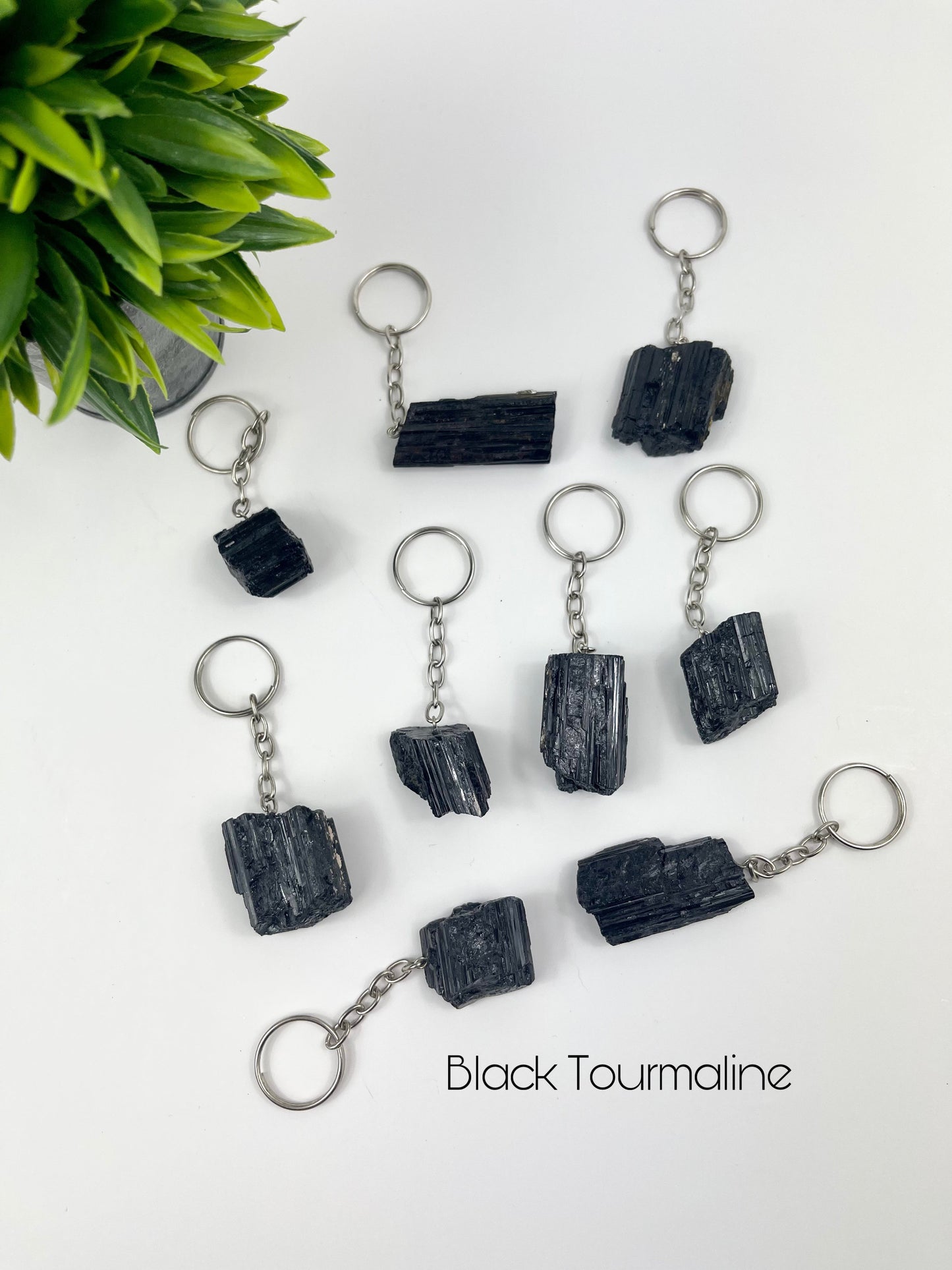 Black Tourmaline Keychains