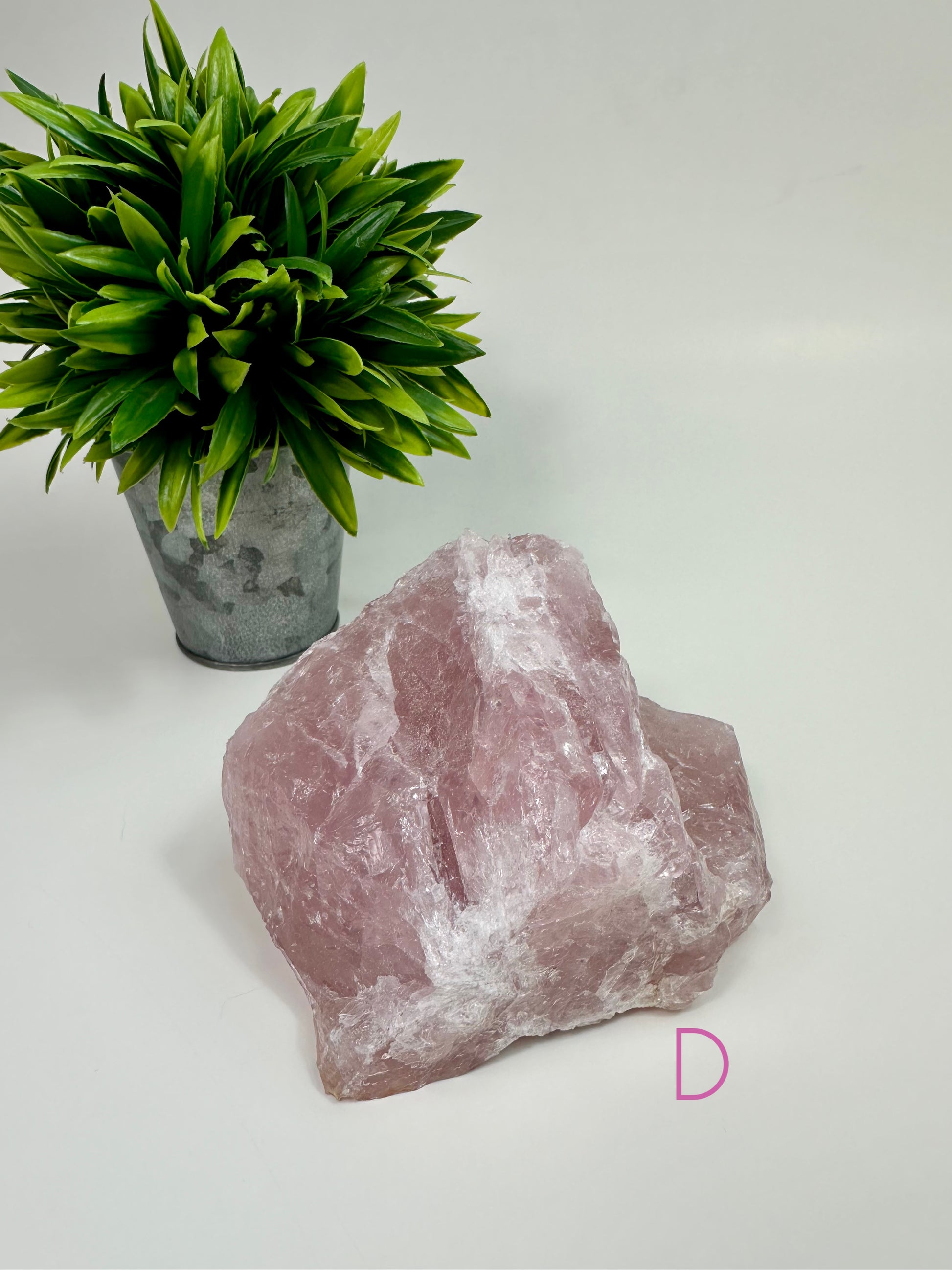 Rose Quartz Raw Specimen D