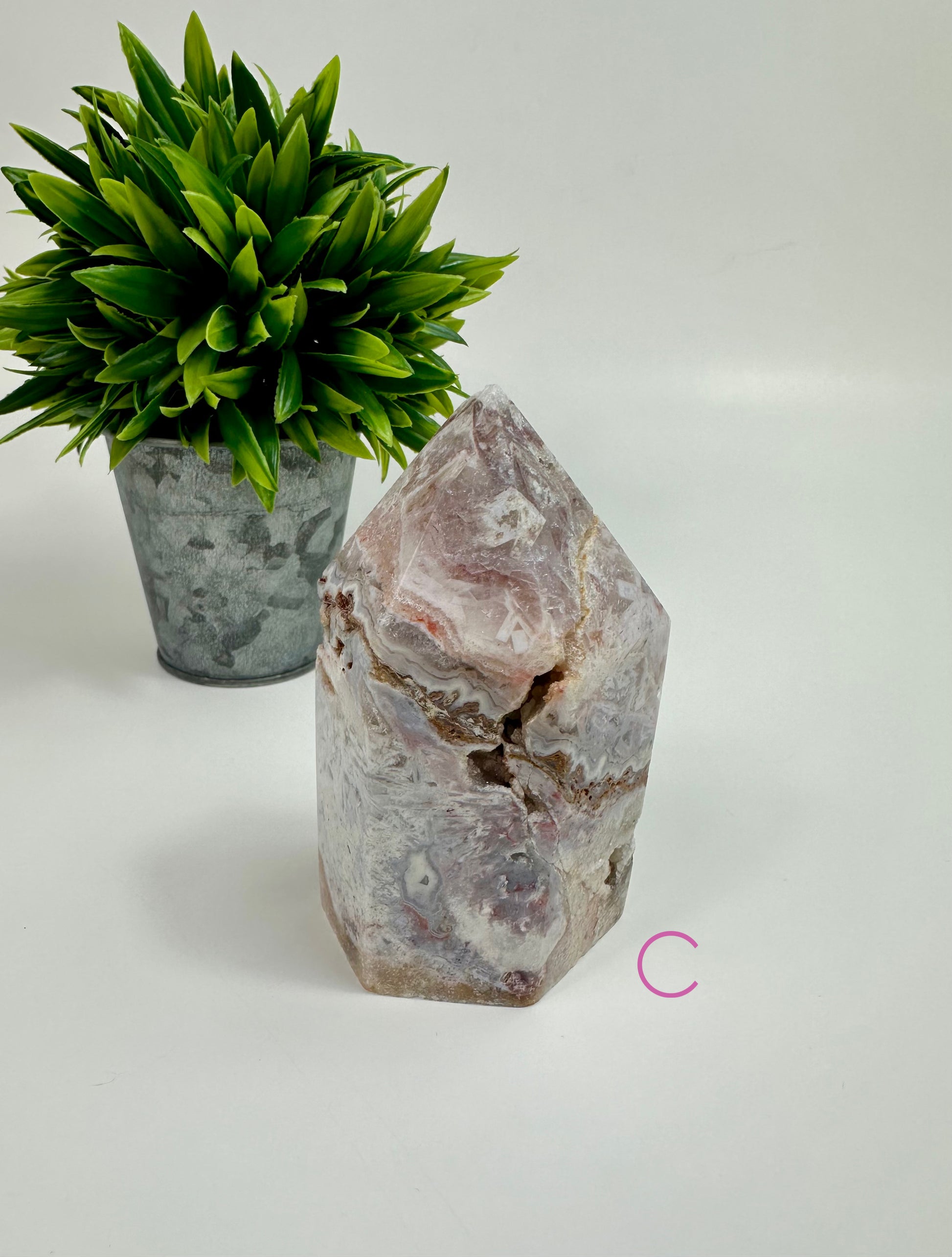 Pink Amethyst Tower - C