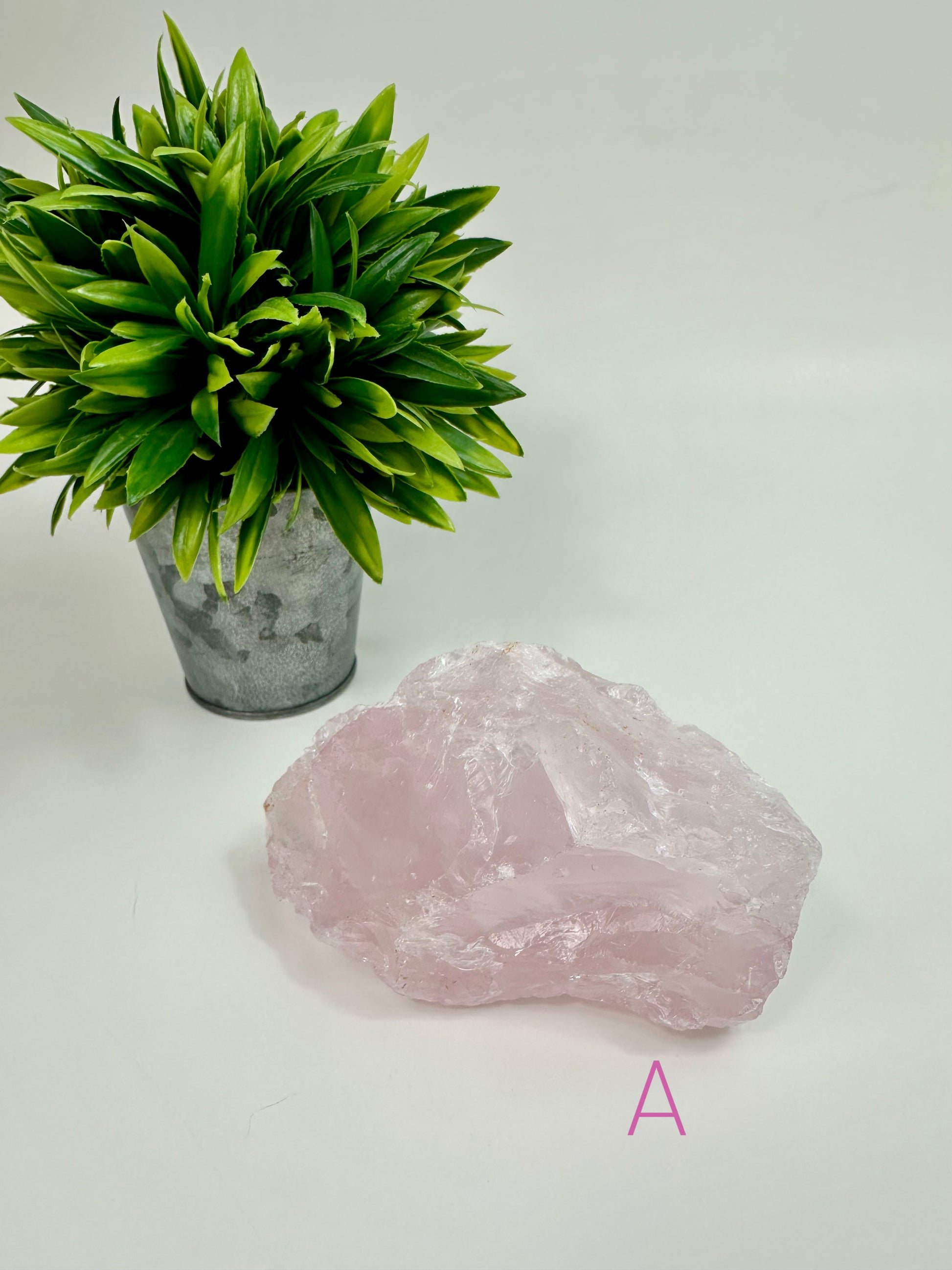 Rose Quartz Raw Specimen A