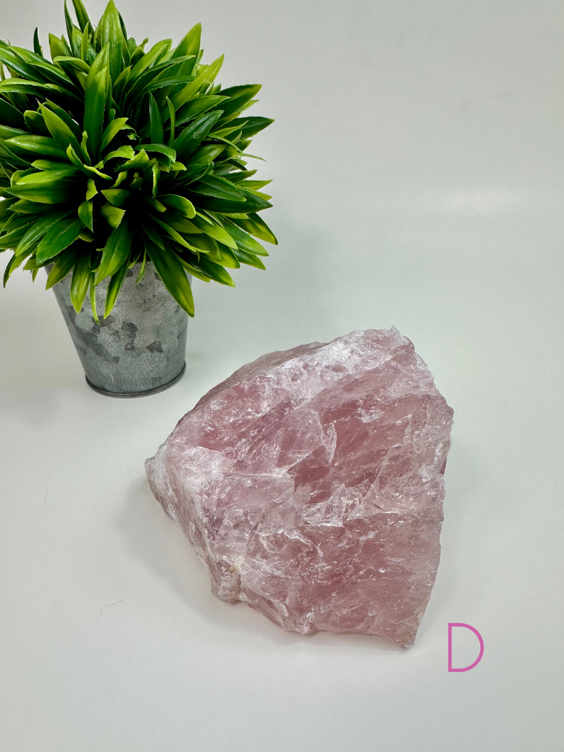 Rose Quartz Raw Specimen D