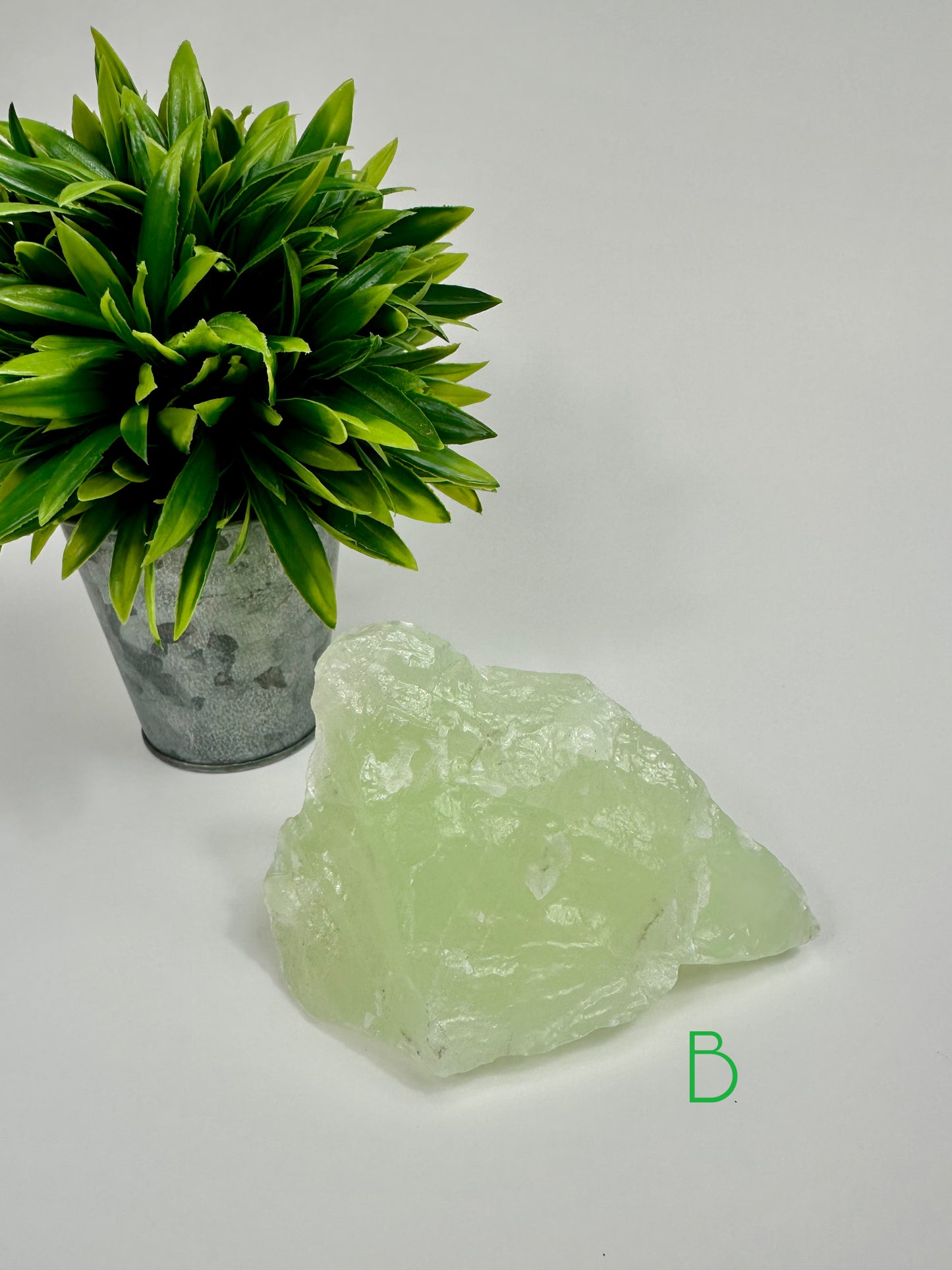 Green Calcite Raw Specimen - B