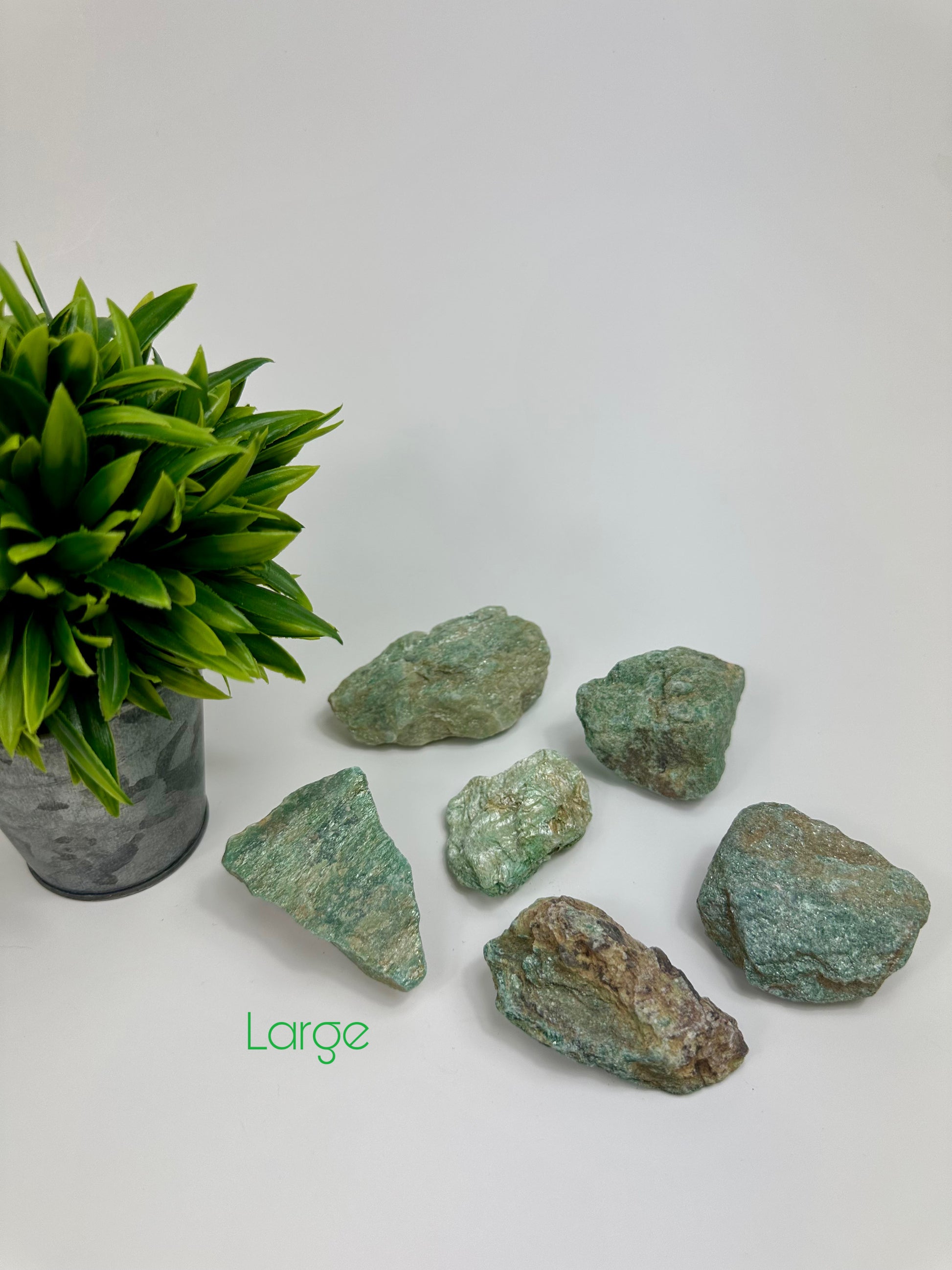 Fuchsite Raw Pieces - Medium