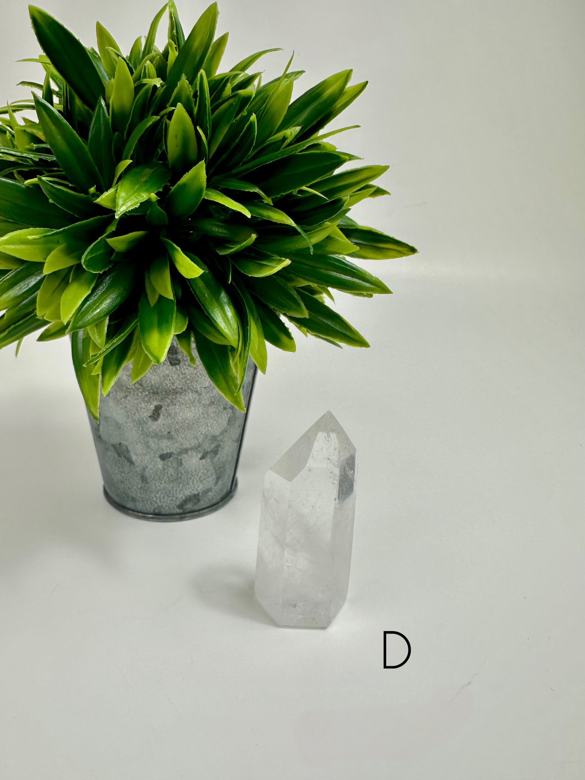 Clear Quartz Tower - D