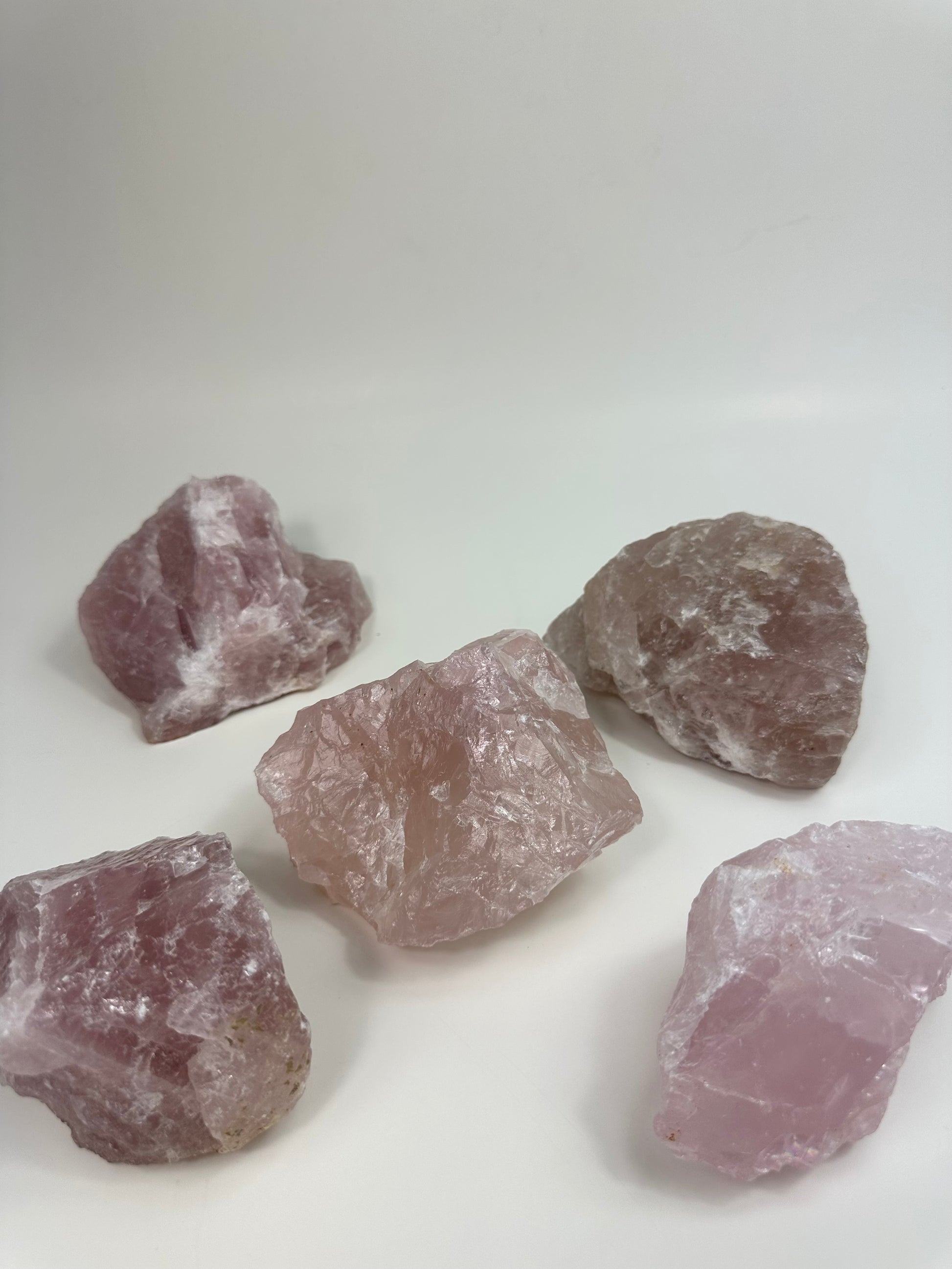 Rose Quartz Raw Specimens