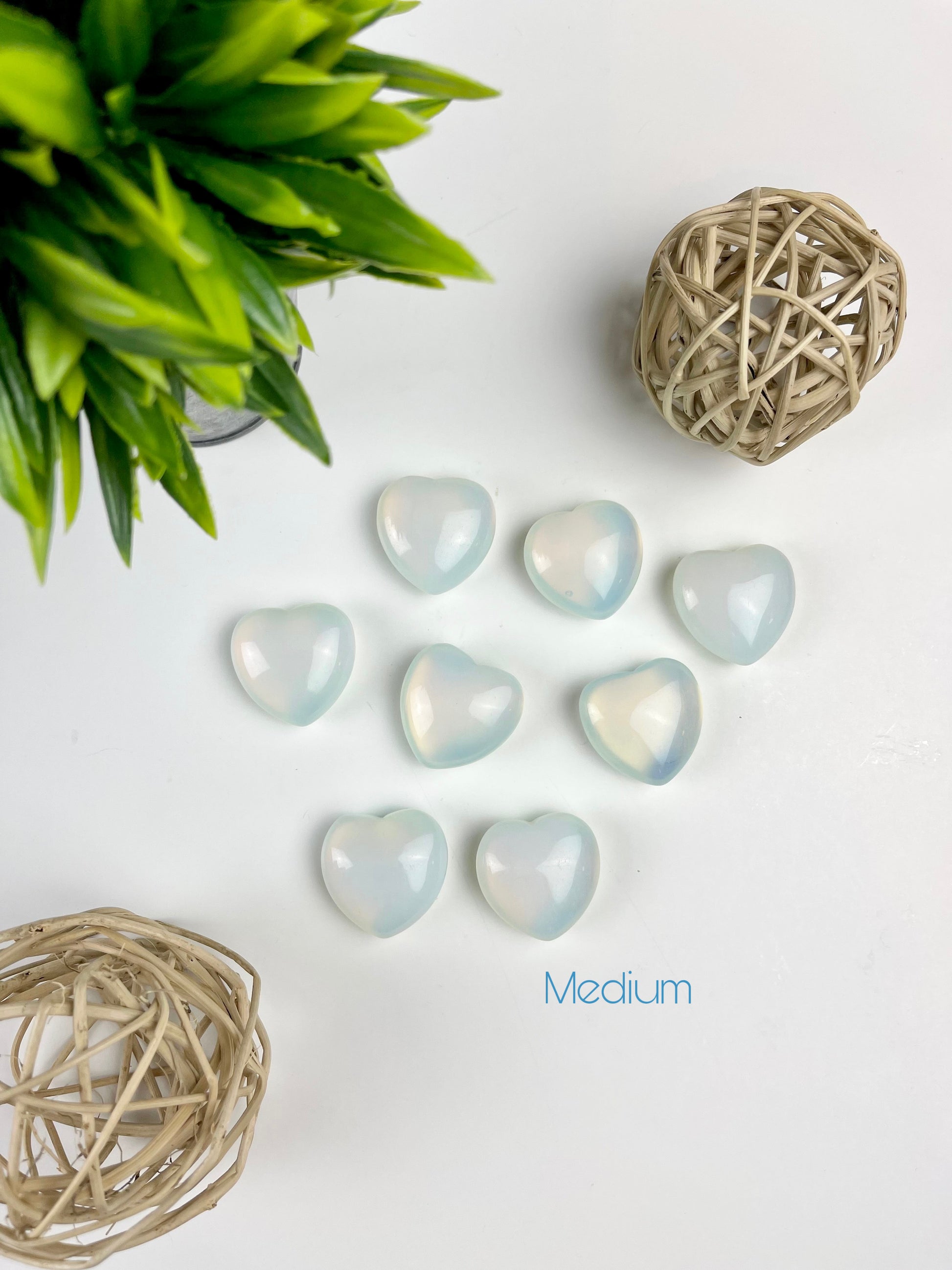 Medium Opalite Hearts