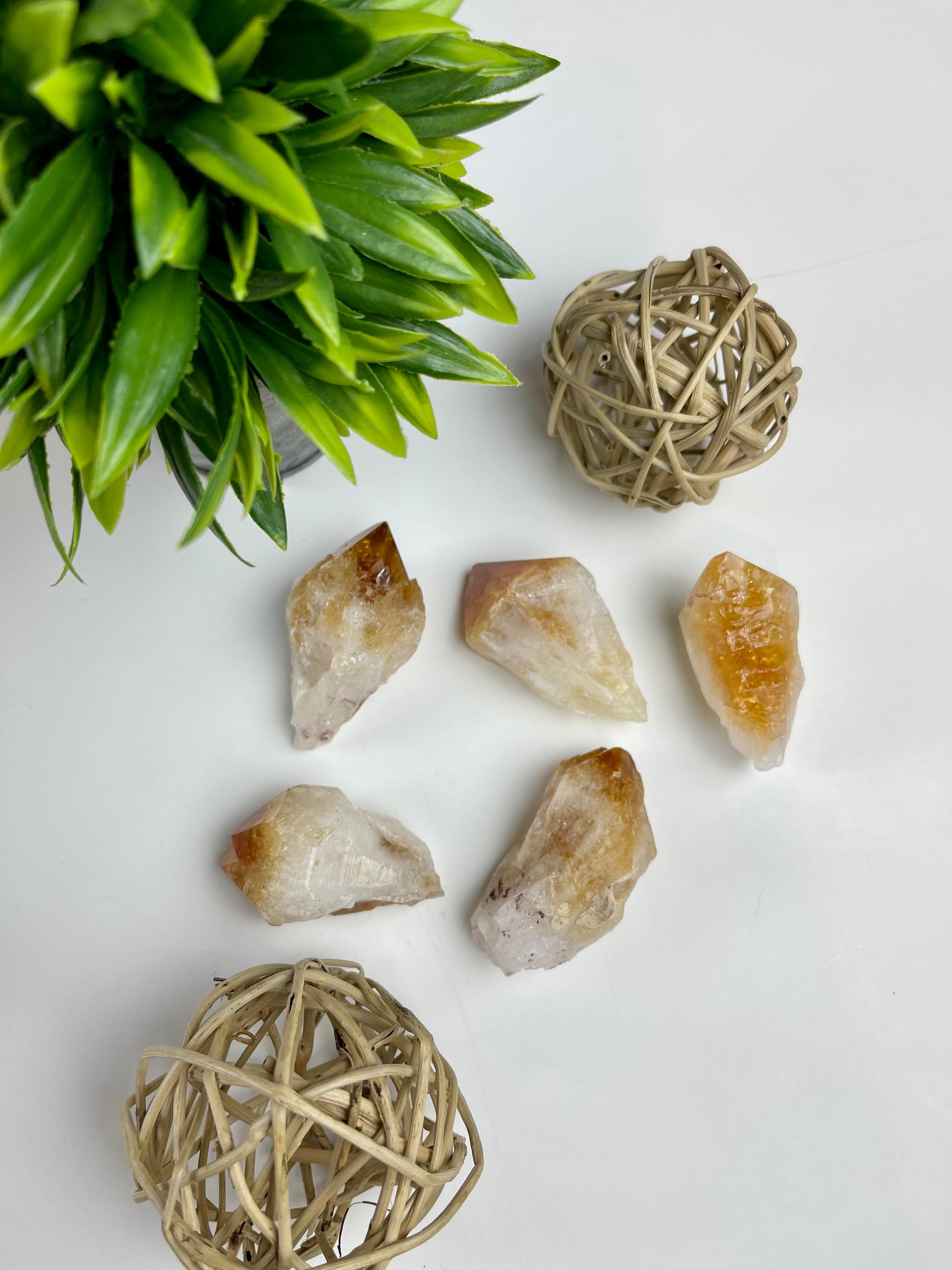 Citrine Raw Points