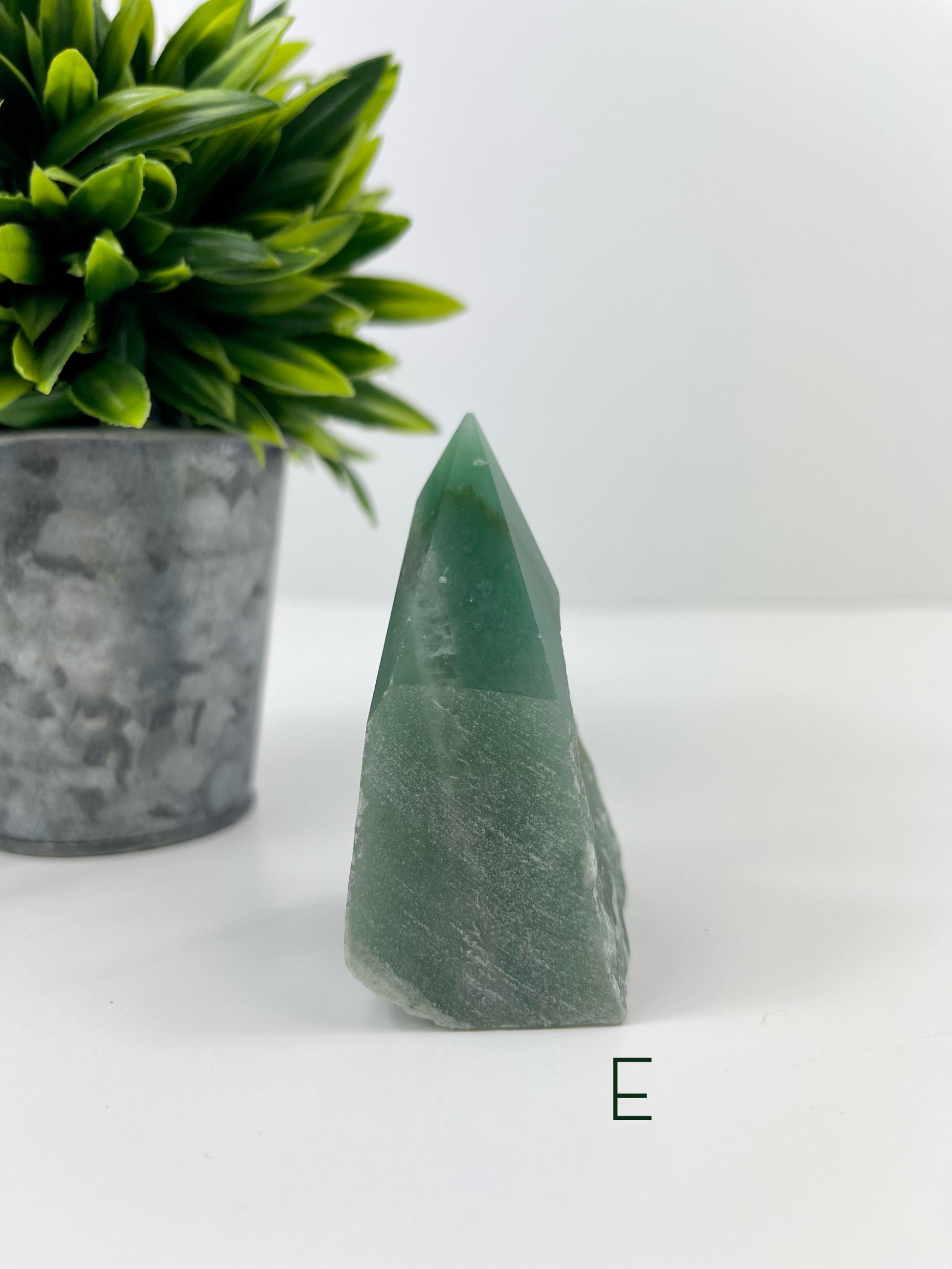 Green Aventurine Half/Half Tower E