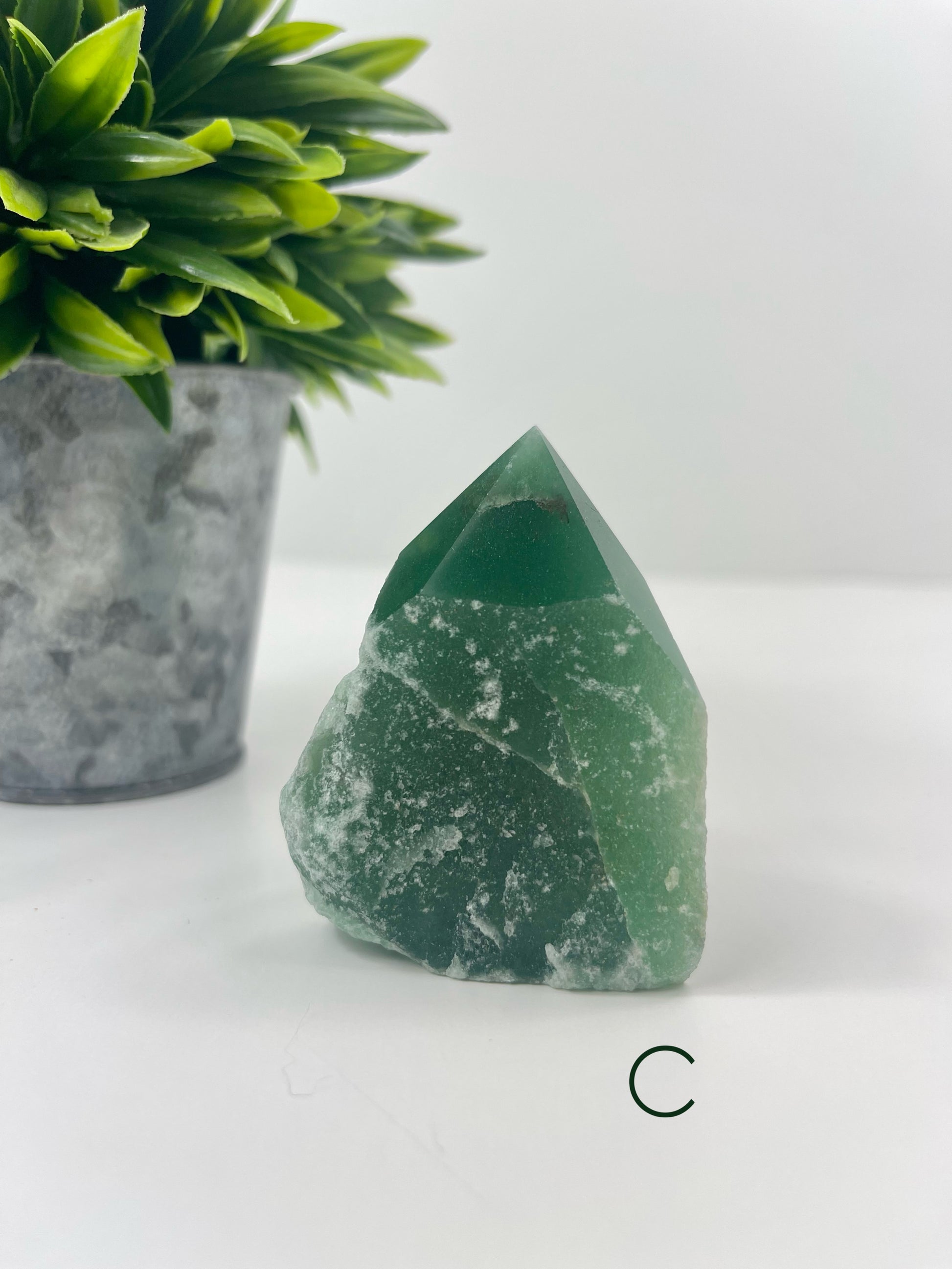 Green Aventurine Half/Half Tower C