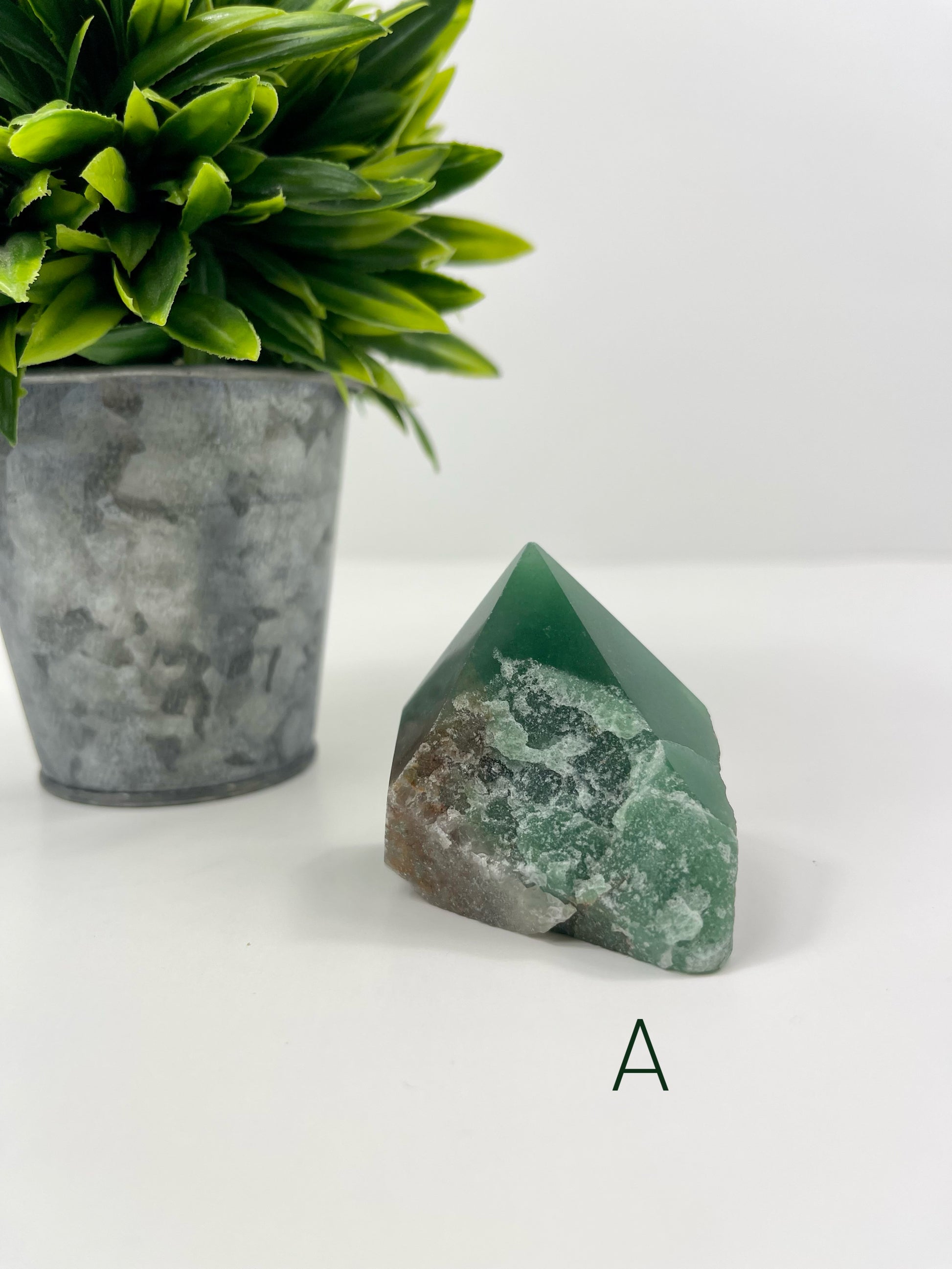 Green Aventurine Half/Half Tower A