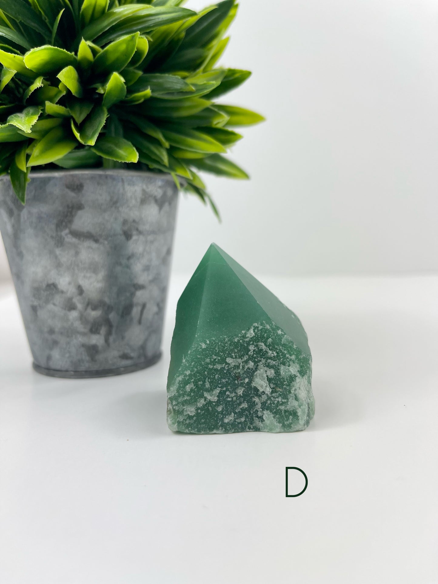 Green Aventurine Half/Half Tower D