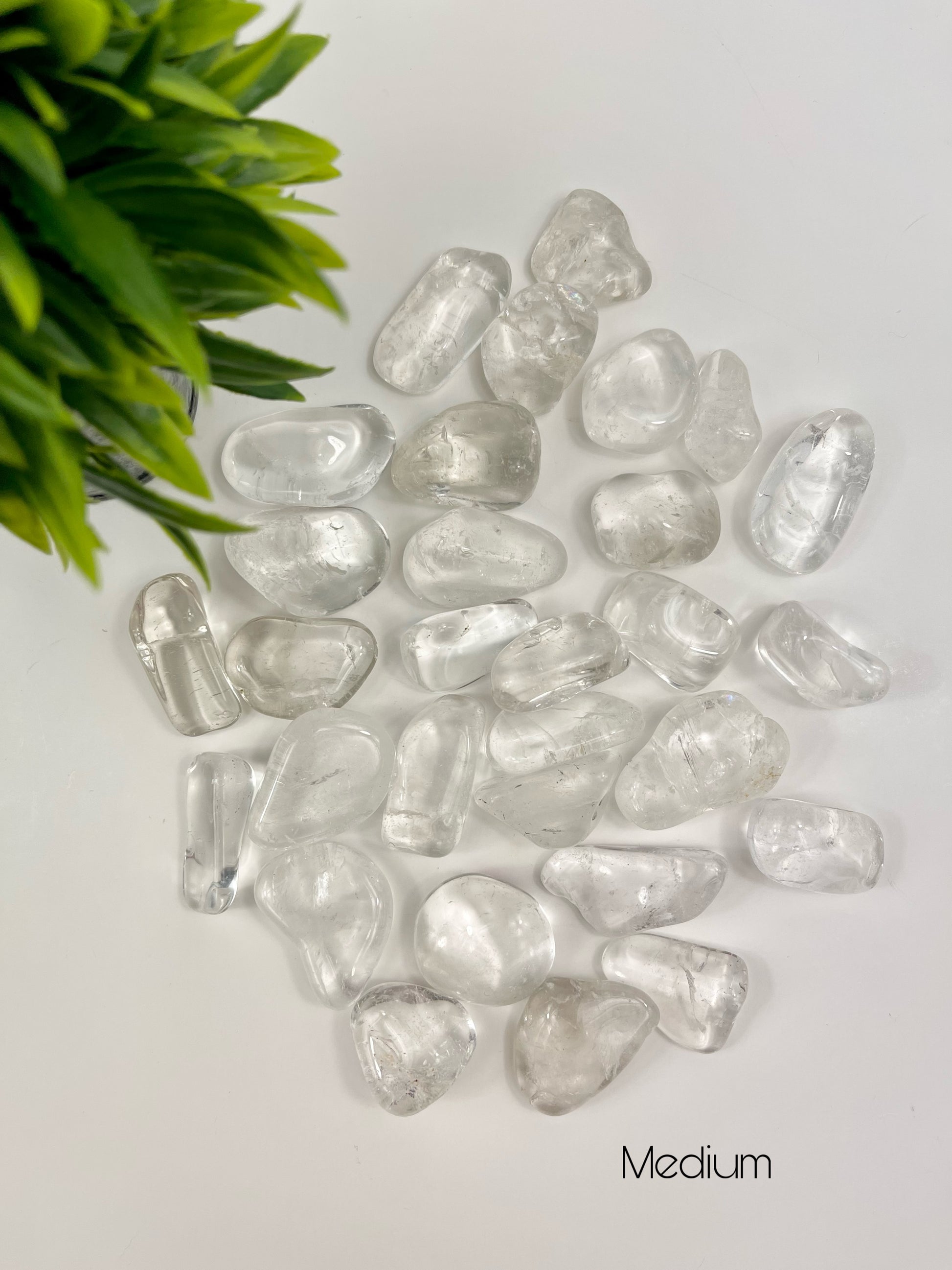 Medium Clear Quartz Tumbles