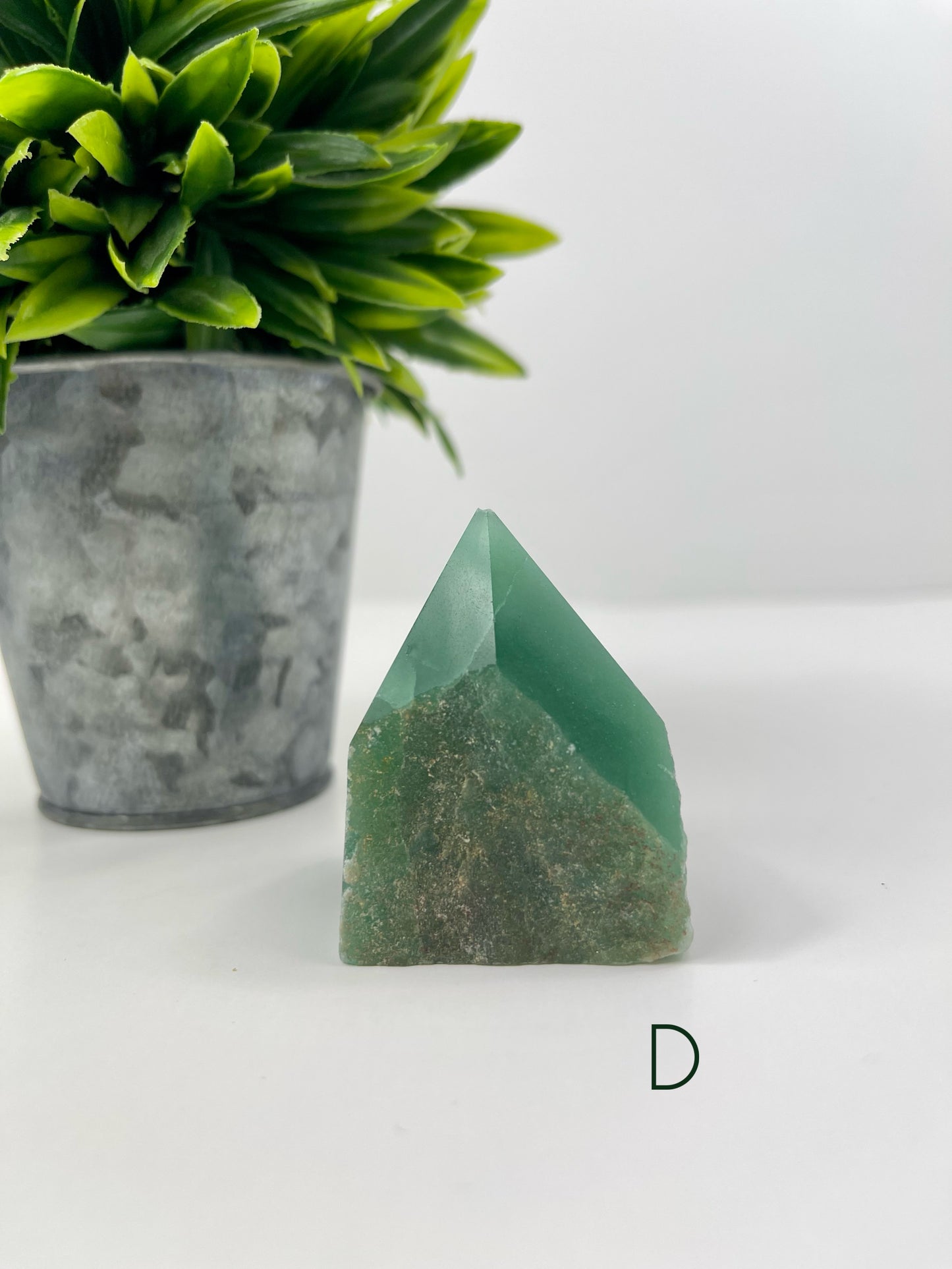 Green Aventurine Half/Half Tower D