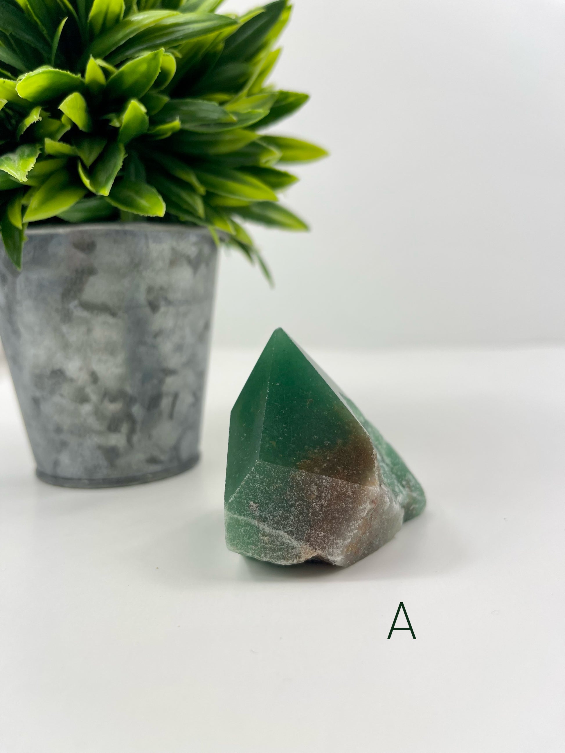 Green Aventurine Half/Half Tower A