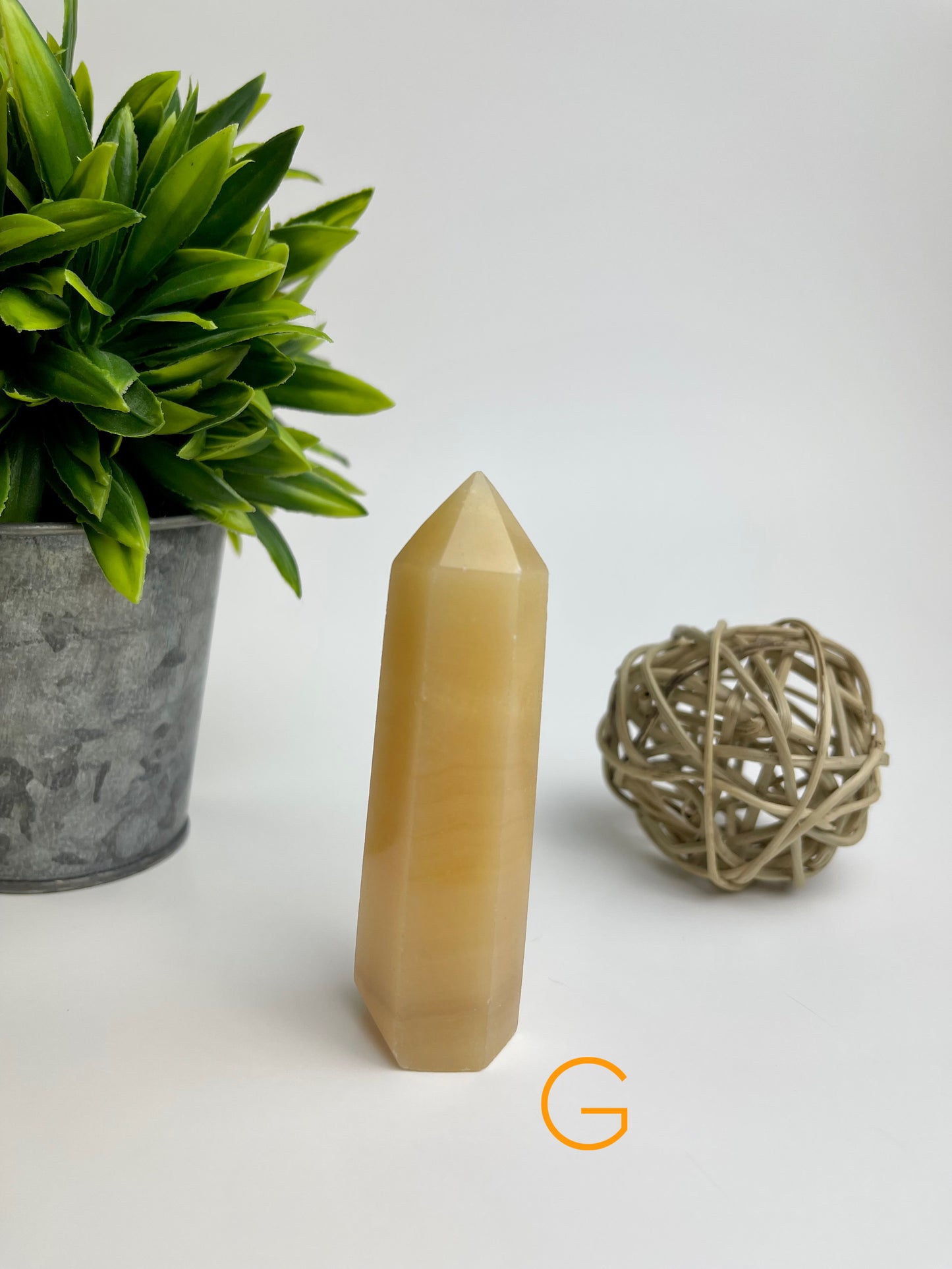 Orange Calcite Tower G