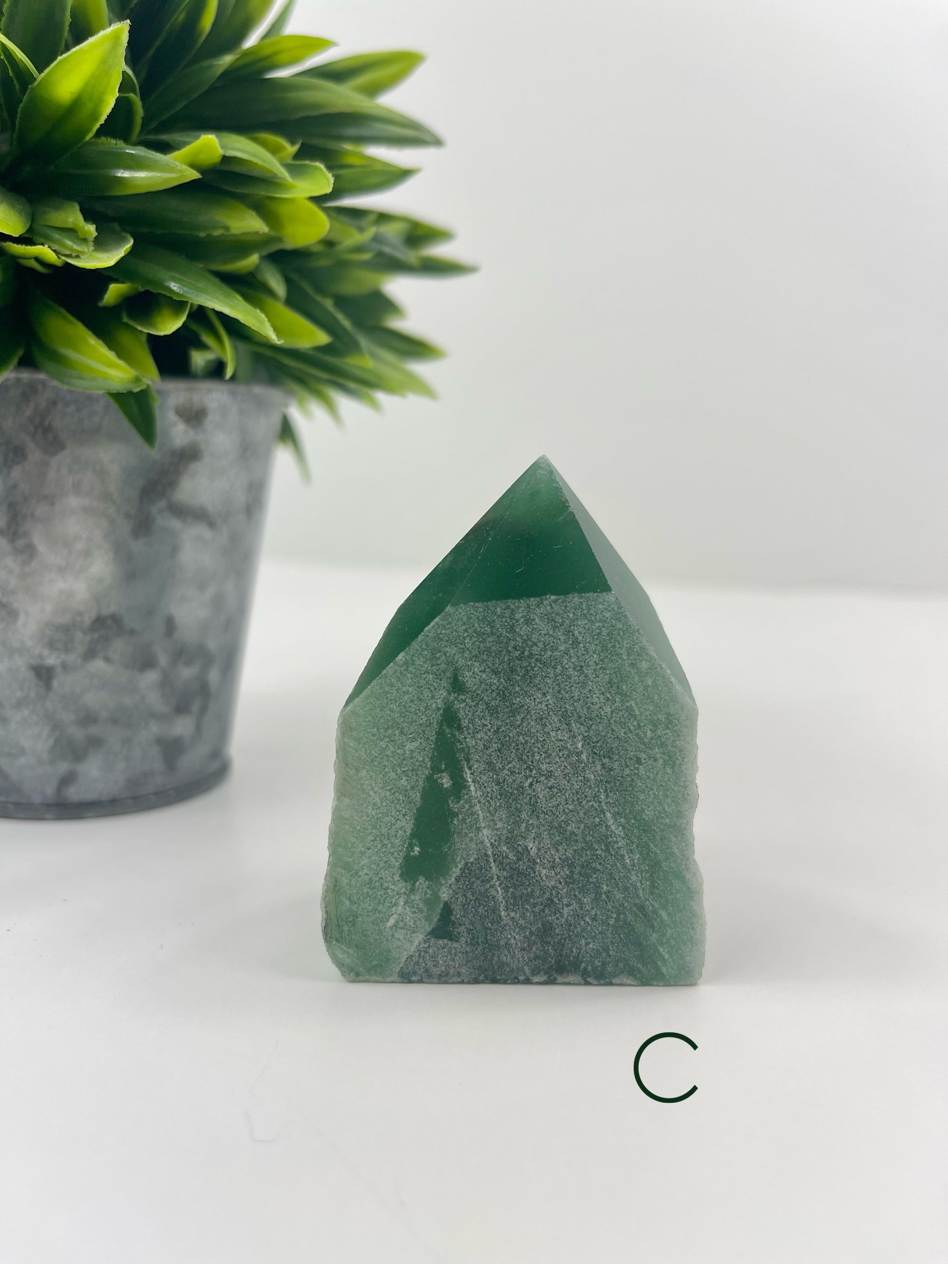 Green Aventurine Half/Half Tower C